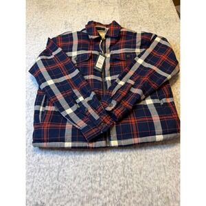 Alpine Design Womens Plaid Sherpa Lined Shirt Jacket Size S Ful Zip NWT‎